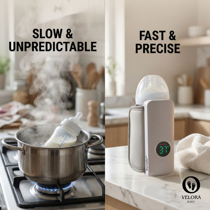 Meet WarmziGo™ - The #1 Portable Baby Bottle Warmer